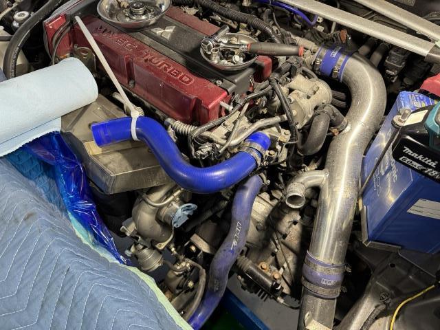 三菱　GSRランサーエボリューション９MR　クラッチディスク・クラッチカバー交換作業　＃香川県　自動車修理工場　GSRランサー９MR　クラッチ交換作業　＃善通寺　ランサー車検整備CT9A