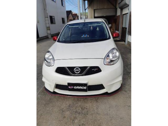 日産 マーチ スタッドレスタイヤ装着 愛媛 松山 伊予 松前 砥部 北条 西条 新居浜 大洲 車検 整備 修理 板金 パーツ持込OK