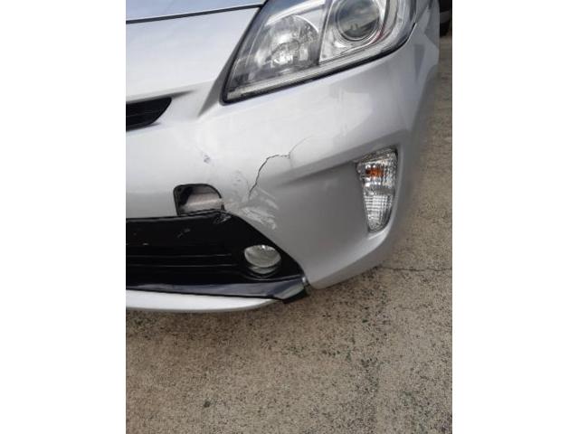 トヨタ　プリウス　フロントバンパー交換　愛媛　松山　伊予　松前　砥部　北条　西条　新居浜　大洲　車検　整備　修理　板金　パーツ持込OK