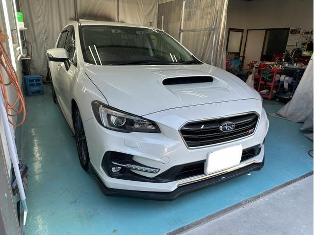 スバル　レヴォーグ　VM4　STI　サイドステップ　鈑金塗装　香川県　坂出市　加茂町
すり傷　ガリ傷　SPAutosports　ｴｽﾋﾟｰｵｰﾄｽﾎﾟｰﾂ