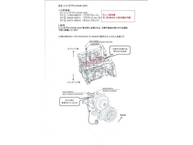 ダイハツ　KF 型エンジンオイル消費大