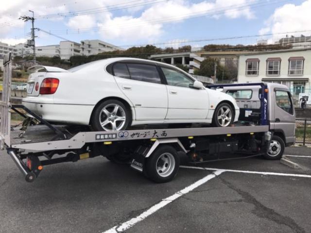 木津川で廃車（不動車）の引き取り！