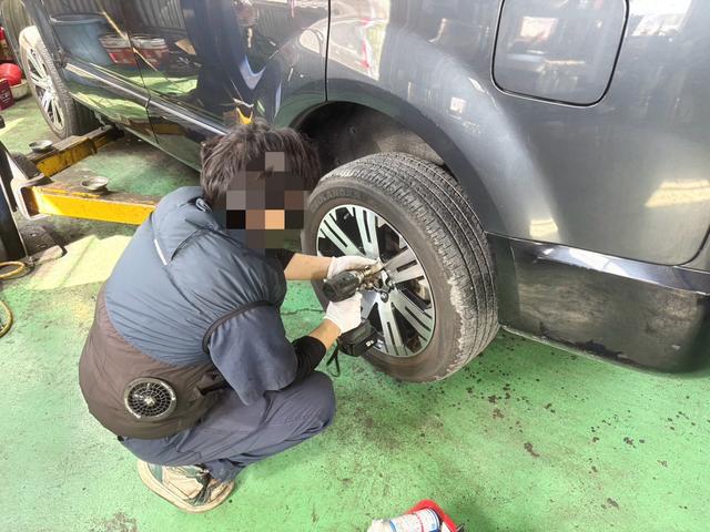 作業中の様子です。