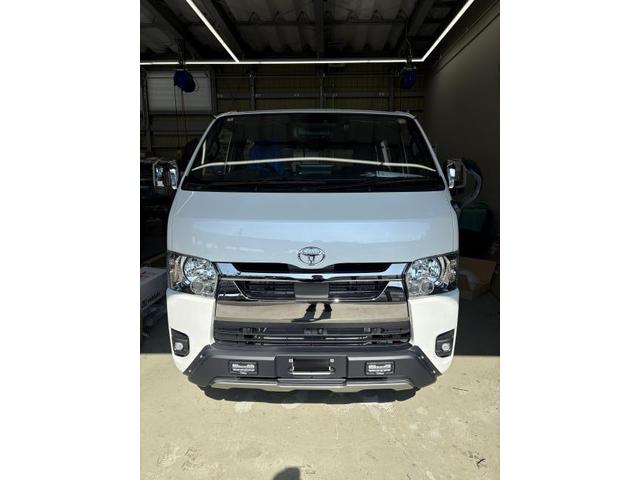 TRDフロントスポイラー　トヨタ　ハイエースバン　ハイエースワゴン　フレックスハイエースベース大阪 堺市 美原区 大阪市 松原市 和泉市 東大阪