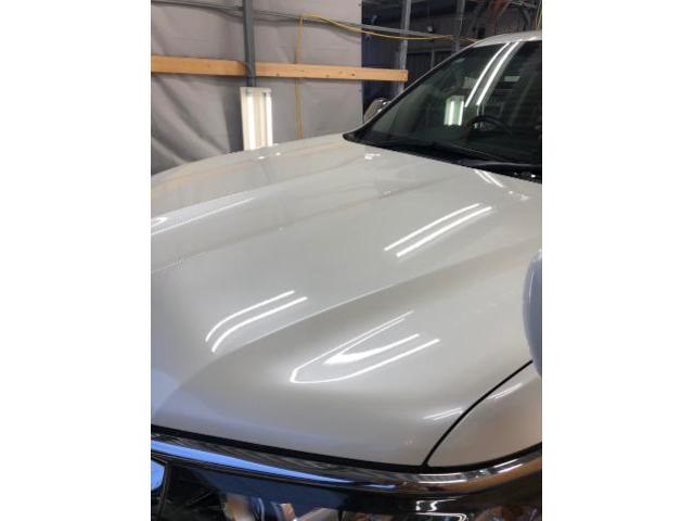 トヨタ　ランドクルーザープラド　ボディコーティング　セラミックグラフェン2層コーティング施工　車の磨き　沖縄県　沖縄市　うるま市　北中城村　北谷町