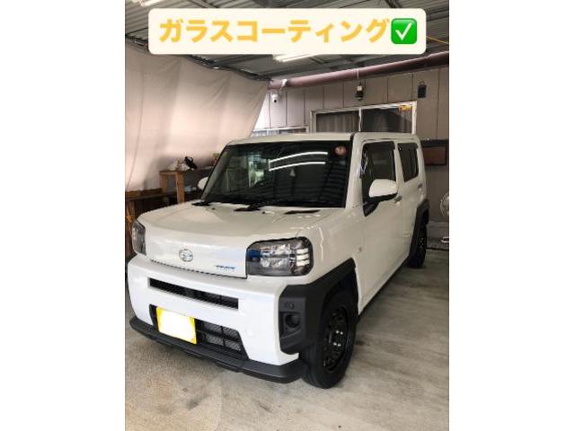 ダイハツ　タフト　ボディコーティング　ガラスコーティング施工　車の磨き　沖縄県　沖縄市　うるま市　北中城村　北谷町