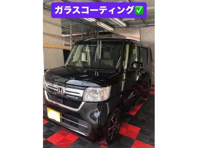 ホンダ　Ｎ－ＢＯＸ　ボディコーティング ガラスコーティング施工　車の磨き　沖縄県　沖縄市　うるま市　北中城村　北谷町