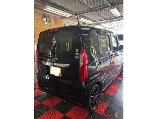 ホンダ　Ｎ－ＢＯＸ　ボディコーティング ガラスコーティング施工　車の磨き　沖縄県　沖縄市　うるま市　北中城村　北谷町