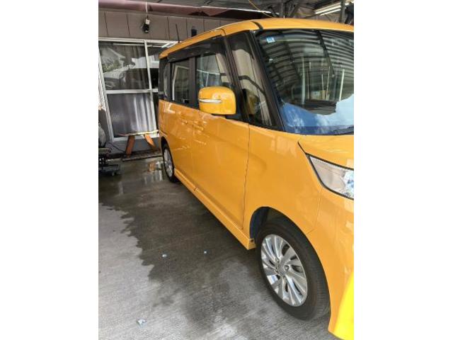 スズキ　スペーシアカスタムＺ　クリーニング・清掃　車前仕上げ　中古車商品化　車の磨き　沖縄県　沖縄市　うるま市　北中城村　北谷町