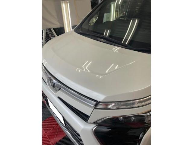 トヨタ　ヴォクシー　ボディコーティング　ガラスコーティング施工　納車前仕上げ　沖縄県　沖縄市　うるま市　北中城村　北谷町