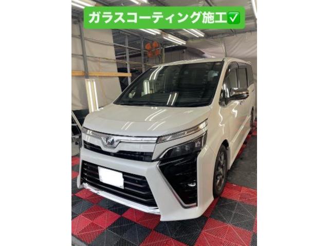 トヨタ　ヴォクシー　ボディコーティング　ガラスコーティング施工　納車前仕上げ　沖縄県　沖縄市　うるま市　北中城村　北谷町