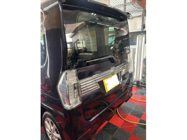 ダイハツ　タントカスタム　LA600S　クリーニング・清掃　納車前仕上げ　手洗い洗車　車内クリーニング　展示前仕上げ　中古車商品化　車の磨き　車内クリーニング ガラスコーティング施工　セラミックグラフェンコーティング施工　沖縄県　沖縄市　う