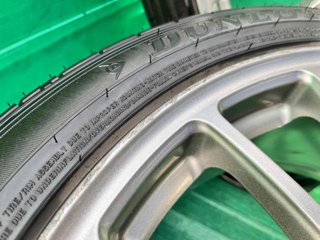 安心 保証 ◇溝有ダンロップ225/45R18+新品ホイールセット エクシーガ