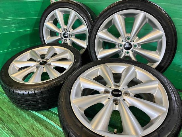 4穴ミニ純正17インチ入庫です! ミニ純正コニカルスポークR121 4穴ミニ純正17インチ入庫です! ミニ純正コニカルスポークR121