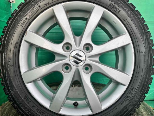ワゴンR パーツ情報 スズキ純正14インチのスタッドレスセット ワゴンR パーツ情報 スズキ純正14インチのスタッドレスセット
