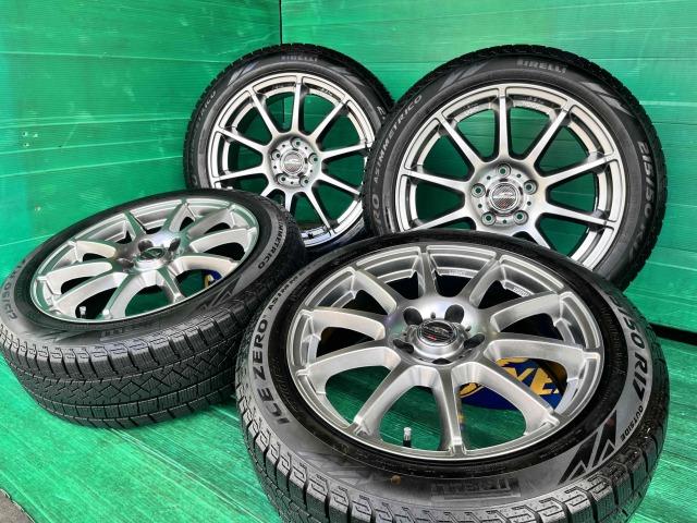 トヨタ プリウスα パーツ情報
プリウスα、SAI、ジューク、リーフなどに装着できる17インチスタッドレスセット入庫です!
シュナイダー 17インチ ピレリスタッドレス付!