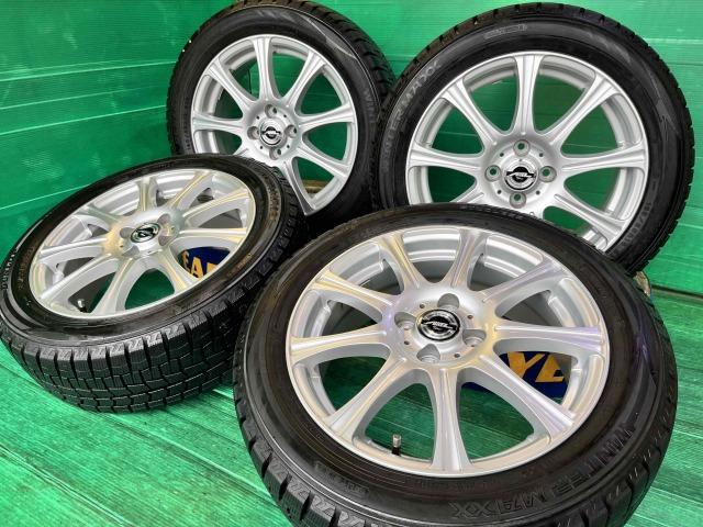 トヨタ ヤリス パーツ情報
ヤリス、フィット、スイフトなどに装着できる16インチスタッドレスセット入庫です!
AXEL 16インチ ダンロップ溝たっぷりスタッドレス付!