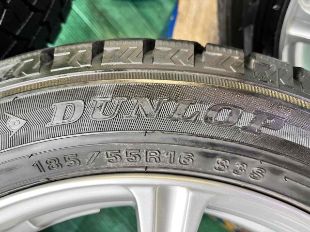 トヨタ ヤリス パーツ情報
ヤリス、フィット、スイフトなどに装着できる16インチスタッドレスセット入庫です!
AXEL 16インチ ダンロップ溝たっぷりスタッドレス付!