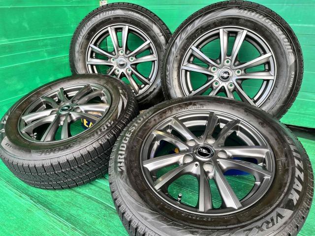 トヨタ　ノア　パーツ情報
ノア、VOXYなどに装着できる15インチスタッドレスセット入庫です！
NIRVANA　15インチ　ブリヂストンスタッドレス付！