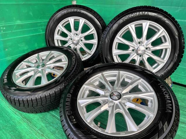 日産　ノート　パーツ情報
ノート、マツダ2、アクアなどに装着できる15インチスタッドレスセット入庫です！
JOKER　15インチ　ヨコハマスタッドレス付！