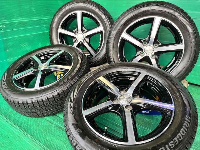 トヨタ　ヤリス　パーツ情報
ヤリス、アクア、フィット、マーチなどに装着できる15インチスタッドレスセット入庫です！
ユーロスピード　15インチ　ブリヂストンスタッドレス付！