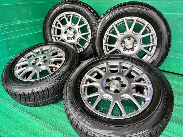 トヨタ　プリウス　パーツ情報
プリウス、ウィッシュ、カローラなどに装着できる15インチスタッドレスセット入庫です！
Verthandi　15インチ　ブリヂストンスタッドレス付！