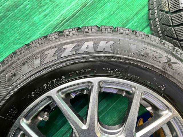 トヨタ　プリウス　パーツ情報
プリウス、ウィッシュ、カローラなどに装着できる15インチスタッドレスセット入庫です！
Verthandi　15インチ　ブリヂストンスタッドレス付！