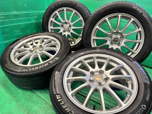 トヨタ　プリウス　パーツ情報
プリウス、ウィッシュ、カローラスポーツなどに装着できる16インチセット入庫です！
エコフォルム　16インチ　ミシュラン付！