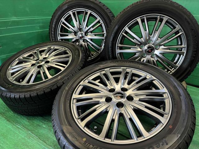 トヨタ　プリウス　パーツ情報
プリウス、ウィッシュ、カローラ、レガシィなどに装着できる16インチスタッドレスセット入庫です！
Fang　16インチ　ヨコハマスタッドレス付！