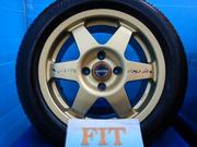 PCD114.3 4穴車用スピードライン16インチ S13シルビア
