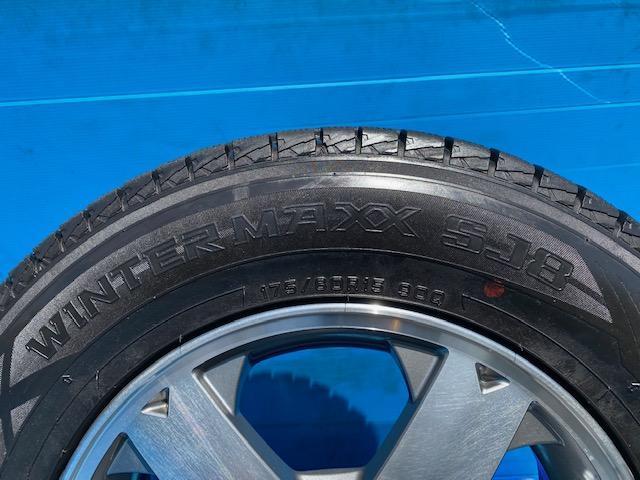 パジェロミニ純正ホイール&スタッドレスタイヤのセットが入庫 パジェロミニ純正ホイール&スタッドレスタイヤのセットが入庫