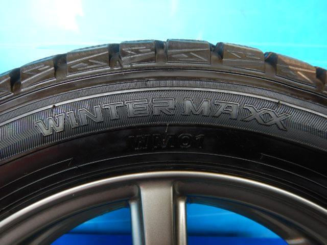 軽自動車用14インチスタッドレスセット入庫です。
MILLOWS 14インチ ダンロップスタッドレスタイヤ付き