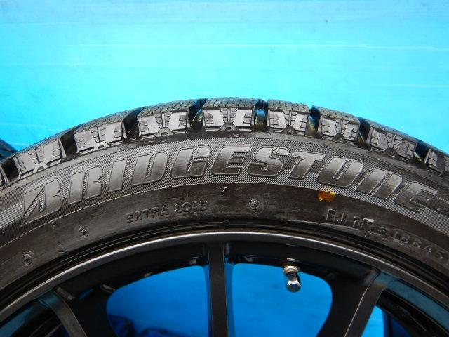 ＢＭＷ５シリーズ（Ｇ３０系）用１８インチランフラットスタッドレスセット入庫です。
ＩＲＶＩＮＥ　１８インチ　ＢＳブリザックランフラット付き