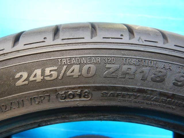 １８インチ中古タイヤ入庫しました！
245/40R18　4本　クムホECSTA PS71
ＢＭＷ５シリーズ、アウディＡ４，ＷＲＸ，ＧＴＲ、ランエボなどに！