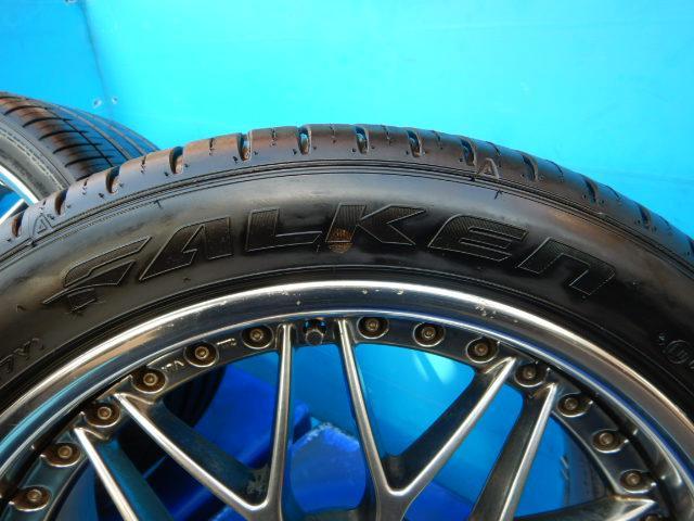 当時物!深リムメッシュ18インチ入庫しました!
エンケイAEGIS 18インチ ファルケンアゼニス付き
グロリア、セドリック、シーマ、アリスト、ソアラ、FD3Sなどに!