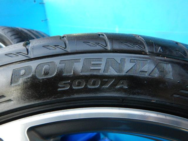 BMW４シリーズMスポーツオプション純正１９インチ入庫です！
BMW純正ダブルスポーク４４２M　１９インチ　ブリヂストンポテンザ付き
４シリーズ（F32,F33,F36）、３シリーズ（F30,F31）などに