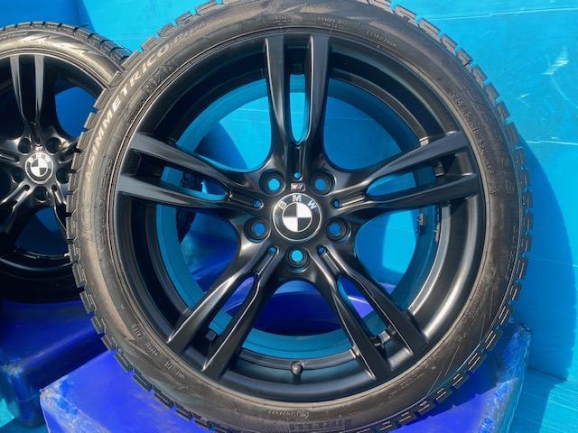 BMW3シリーズMスポーツ純正18インチスタッドレスセット入庫です