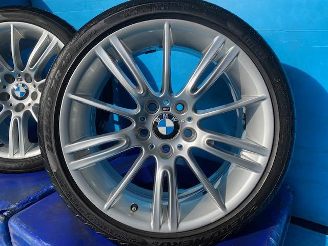 シルバーグレー サイズ BMW用18インチ☆ブラックポリッシュ☆225/40R18