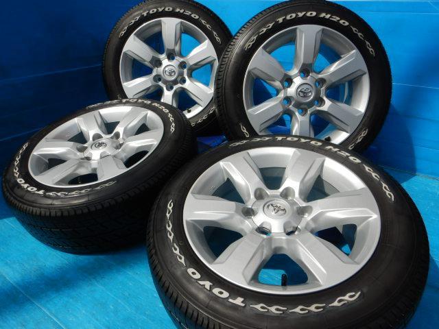 ハイエース、レジアスエースに流用できる150プラド純正17インチ