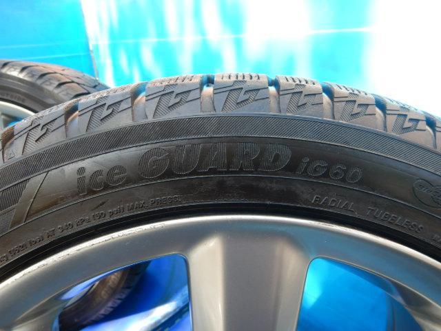 クラウン純正18インチの溝たっぷりスタッドレス付きセット入庫 クラウン純正18インチの溝たっぷりスタッドレス付きセット入庫