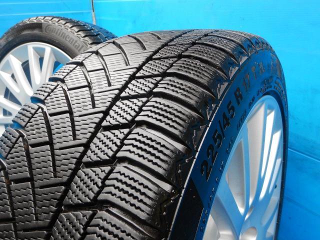 アウディA3純正17インチのスタッドレスタイヤ付きセット入庫 アウディA3純正17インチのスタッドレスタイヤ付きセット入庫