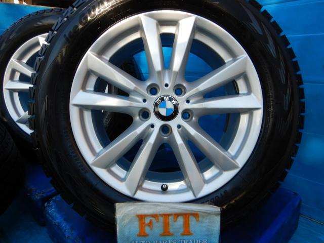 BMW X5純正18インチ溝たっぷりスタッドレスセット入庫です BMW X5純正18インチ溝たっぷりスタッドレスセット入庫です
