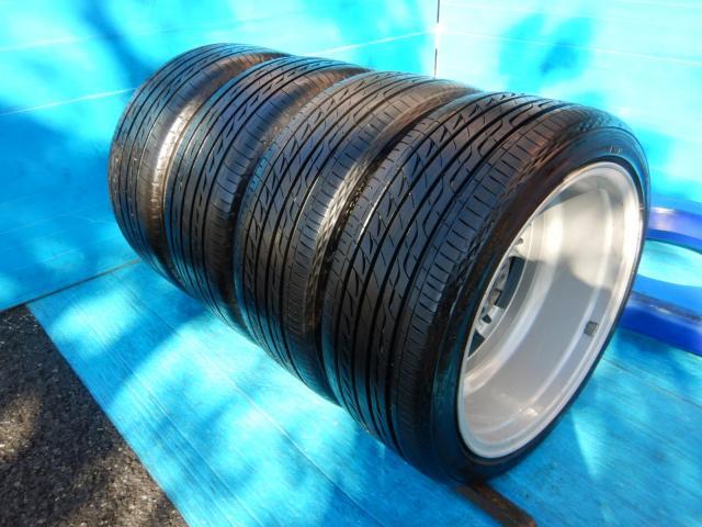 BMW３シリーズ、Z4に流用できる５シリーズMスポーツ純正１８インチ入庫です！
BMW純正ダブルスポーク３５０M　１８インチ　ブリヂストンレグノ付！