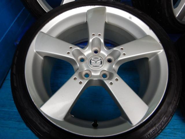 アクセラなどに流用できるマツダRX-8純正18インチ入庫です アクセラなどに流用できるマツダRX-8純正18インチ入庫です