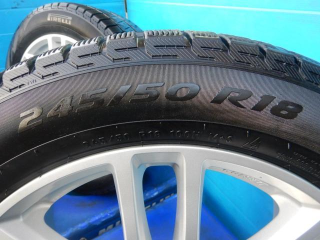 Ｘ３　パーツ情報
BMW　X3（F25）、X4（F26）に装着できる18インチランフラットスタッドレスセット入庫です！
ハウナーデザインW07　18インチ　ピレリランフラットスタッドレス付！