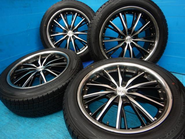 レクサス RX パーツ情報
レクサスRX、日産ムラーノなどに装着できる20インチスタッドレスセット入庫です!
アネーロ 20インチ ダンロップスタッドレス付!