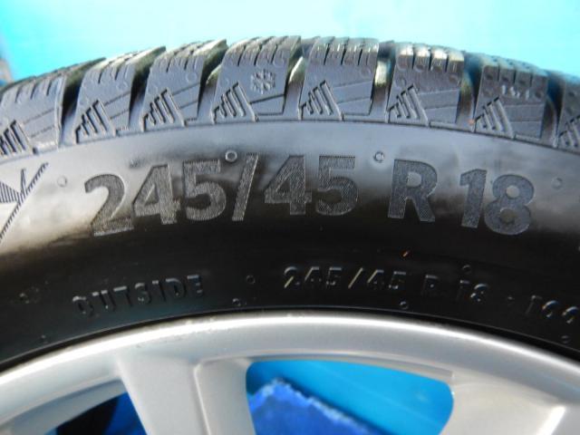 BMW 5シリーズ パーツ情報
BMW5シリーズ、6シリーズに装着できる純正18インチスタッドレスセット入庫です!
BMW純正Vスポーク281 18インチ コンチネンタルスタッドレス付!