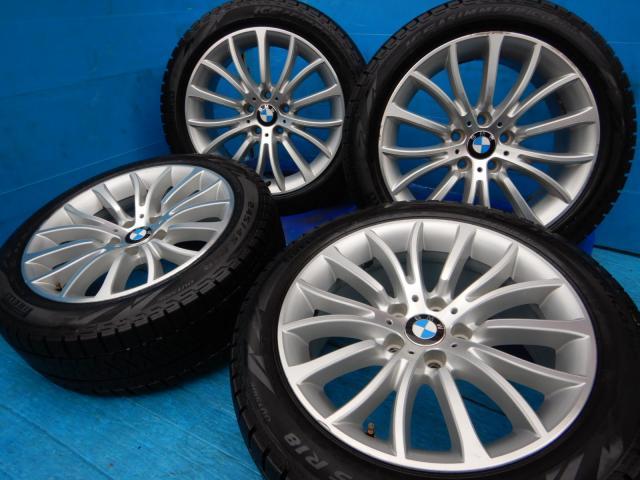BMW 5シリーズ パーツ情報
BMW5シリーズ、6シリーズに装着できる18インチ純正スタッドレスセット入庫です!
BMW純正マルチスポーク454 18インチ ピレリランフラットスタッドレス付!
