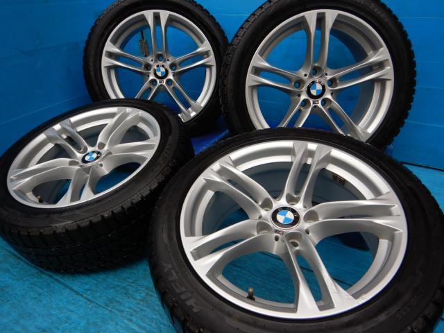 ＢＭＷ　５シリーズ　パーツ情報
BMW5シリーズ後期型Mスポーツ純正18インチスタッドレスセット入庫です！
BMW純正ダブルスポーク613M　18インチ