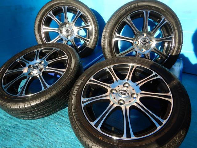 ホンダ　Ｎ－ＢＯＸ　パーツ情報
NBOX、タント、スペーシアなど軽自動車用15インチセット入庫です！
AXEL　15インチ　KENDA付！